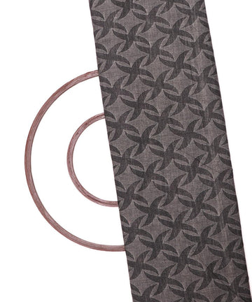 black 3d star design jacquard fabric b138 3924